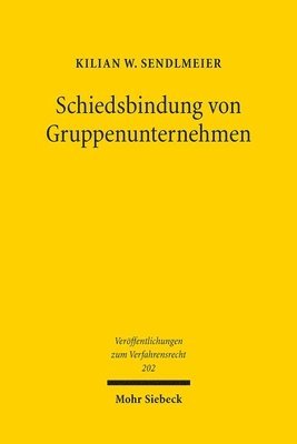 bokomslag Schiedsbindung von Gruppenunternehmen