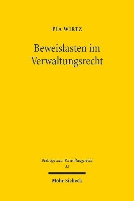 Beweislasten im Verwaltungsrecht 1