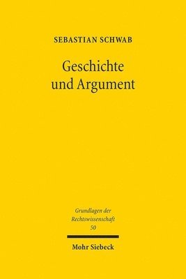 bokomslag Geschichte und Argument