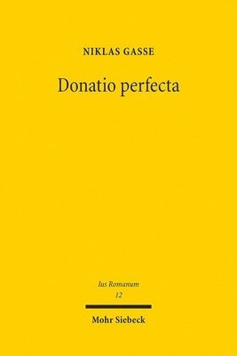 bokomslag Donatio perfecta