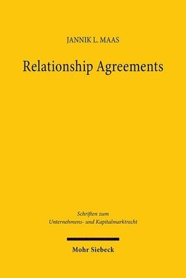 Jannik L. Maas - Relationship Agreements, Häftad