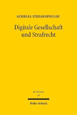 bokomslag Digitale Gesellschaft und Strafrecht