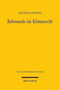 bokomslag Rebounds im Klimarecht