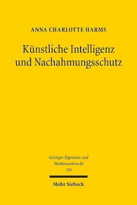 bokomslag Knstliche Intelligenz und Nachahmungsschutz