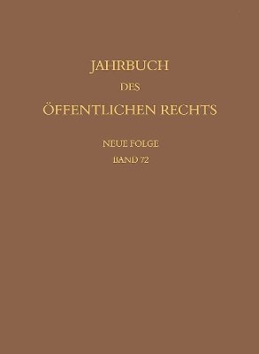 bokomslag Jahrbuch des ffentlichen Rechts der Gegenwart. Neue Folge