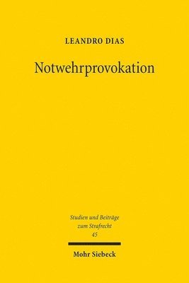 bokomslag Notwehrprovokation