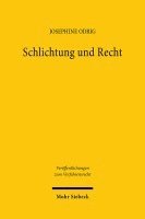 Schlichtung und Recht