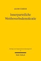 Jacob Ulrich - Innerparteiliche Wettbewerbsdemokratie, Häftad