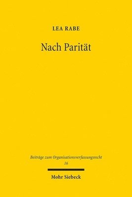 Lea Rabe - Nach Parität, Häftad