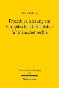 bokomslag Prozeduralisierung am Europischen Gerichtshof fr Menschenrechte