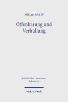 bokomslag Offenbarung und Verhüllung