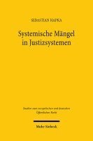 bokomslag Systemische Mängel in Justizsystemen