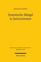 bokomslag Systemische Mngel in Justizsystemen