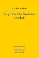 bokomslag Das personenstandsrechtliche Geschlecht