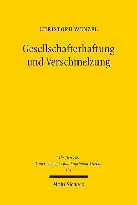 bokomslag Gesellschafterhaftung und Verschmelzung