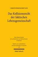 Christopher Reibetanz - Das Kollisionsrecht der faktischen Lebensgemeinschaft, Häftad