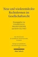 bokomslag Neue und wiederentdeckte Rechtsformen im Gesellschaftsrecht