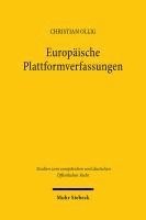 bokomslag Europäische Plattformverfassungen