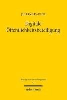 bokomslag Digitale Öffentlichkeitsbeteiligung