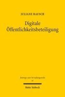Juliane Rausch - Digitale Öffentlichkeitsbeteiligung, Häftad