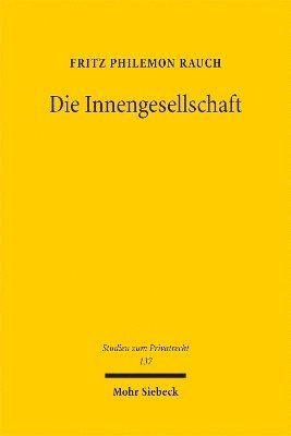 bokomslag Die Innengesellschaft