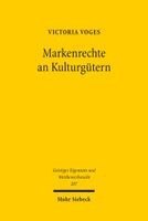 Victoria Voges - Markenrechte an Kulturgütern, Häftad