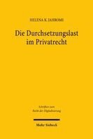 Helena K. Jahromi - Die Durchsetzungslast im Privatrecht, Häftad