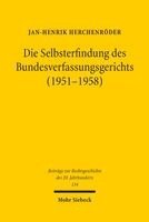 Jan-Henrik Herchenröder - Die Selbsterfindung des Bundesverfassungsgerichts (1951–1958), Häftad. Tillgänglighet: Lägg i varukorg