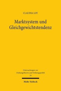 bokomslag Marktsystem und Gleichgewichtstendenz