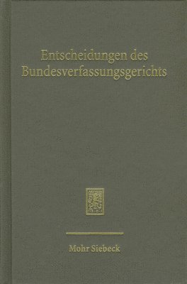 Entscheidungen des Bundesverfassungsgerichts (BVerfGE) 1