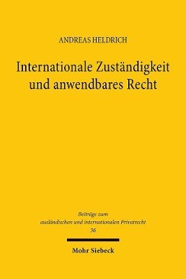 bokomslag Internationale Zustndigkeit und anwendbares Recht