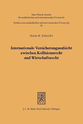 bokomslag Internationale Versicherungsaufsicht