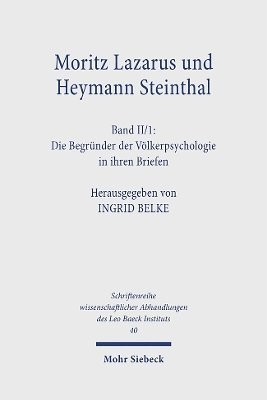 Moritz Lazarus und Heymann Steinthal 1