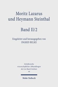 bokomslag Moritz Lazarus und Heymann Steinthal