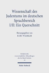 bokomslag Wissenschaft des Judentums im deutschen Sprachbereich