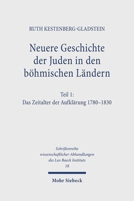 bokomslag Neuere Geschichte der Juden in den bhmischen Lndern