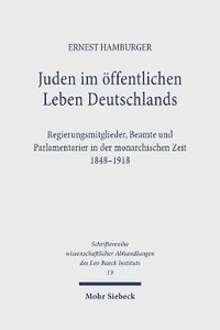 bokomslag Juden im ffentlichen Leben Deutschlands