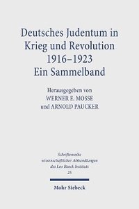bokomslag Deutsches Judentum in Krieg und Revolution 1916-1923