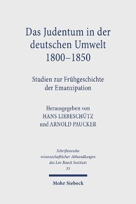 Das Judentum in der deutschen Umwelt 1800-1850