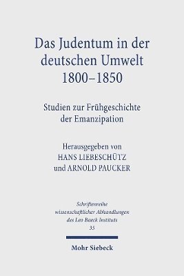 Das Judentum in der deutschen Umwelt 1800-1850 1