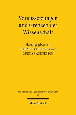 Gunnar Andersson, Gerard Radnitzky - Voraussetzungen und Grenzen der Wissenschaft, Häftad