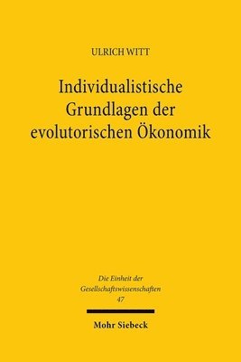 bokomslag Individualistische Grundlagen der evolutorischen konomik