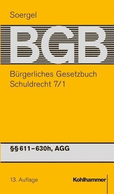 bokomslag Bürgerliches Gesetzbuch / BGB (13. A.). Schuldrecht 7