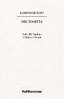 Daniel Schumann - Rabbinische Texte, Erste Reihe: Die Tosefta. Band III: Seder Naschim: Band Iii,2: Nedarim - Nezirut. Ubersetzung Und Erklarung, Inbunden