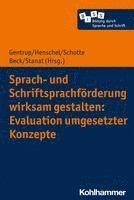 bokomslag Sprach- Und Schriftsprachforderung Wirksam Gestalten: Evaluation Umgesetzter Konzepte