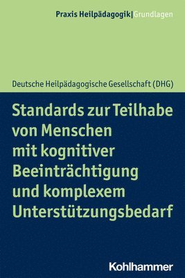 bokomslag Standards Zur Teilhabe Von Menschen Mit Kognitiver Beeintrachtigung Und Komplexem Unterstutzungsbedarf