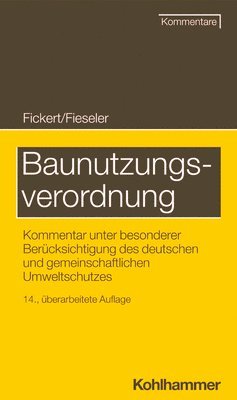 bokomslag Baunutzungsverordnung