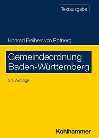 bokomslag Gemeindeordnung Baden-Württemberg