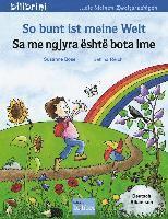 bokomslag So bunt ist meine Welt. Kinderbuch Deutsch-Albanisch