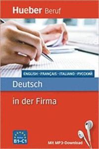 bokomslag Deutsch in der Firma - Buch mit MP3-Download